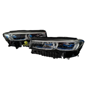 Venta al por mayor de faros LED de alta calidad para <span class=keywords><strong>BMW</strong></span> láser automotriz mejorado para modelos 528 530 <span class=keywords><strong>518</strong></span> 516 525 523 545 G38 G28 6000K Col - Product Image 2