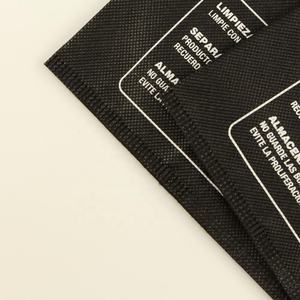 Ecológico reutilizable W corte chaleco no tejido bolsa camiseta no tejida llevar bolsa de compras de supermercado con impresión de logotipo - Product Image 3