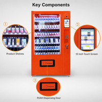 Distributeur automatique de cigarettes et de tabac à porte avec télécommande Distributeur automatique de boissons en conserve