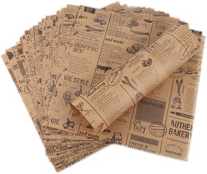 Papier sulfurisé biodégradable, écologique, de qualité alimentaire, résistant à la graisse et à l'eau, recyclable, imprimé en quatre couleurs avec logo personnalisé pour - Product Image 1