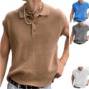 Pull en laine/viscose anti-boulochage pour homme WG Winter avec motif lettres et impression numérique sur manches longues - Product Image 1