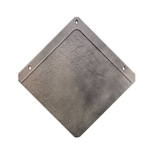 Ardogres Modern Design Stone Grey 40X40 Tuiles de toiture en céramique revêtues de pierre résistante aux ouragans pour matériaux de construction de maisons - Product Image 1