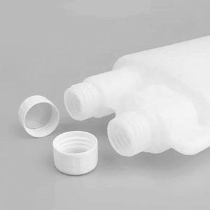 Botella Dosificadora de Laboratorio de Plástico de Doble Cuello de 100ml+5ml, Botella de Prueba de Doble Cámara de Plástico HDPE para Medición y Dosificación - Product Image 4