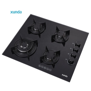 Piano Cottura a Gas Integrato Xunda, 4 Fuochi, in Vetro Temperato con Supporto in Ghisa, Produzione Cinese all'Ingrosso - Product Image 3