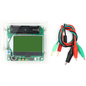 Testeur de transistors multifonction DIY MG328 avec <span class=keywords><strong>coque</strong></span> en acrylique, version 3.7V du compteur <span class=keywords><strong>ESR</strong></span> pour inducteurs et condensateurs - Product Image 1