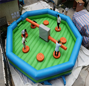 EASYFUN Factory - Pista Inflable Wipeout en Venta, Juego Mecánico con Obstáculos Giratorios, Juego Inflable de Saltos, Wipeout Inflable - Product Image 6