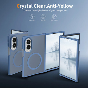 Funda de Lujo para Teléfono Samsung Galaxy Z Fold 8, Magnética, Suave, Mate, Transparente, Resistente a Golpes, Protección de PC Rígida - Product Image 6