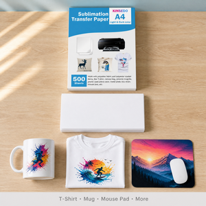<span class=keywords><strong>Papier</strong></span> de <span class=keywords><strong>sublimation</strong></span> A4 en gros, 100 g/m², bonne absorption d'encre, <span class=keywords><strong>papier</strong></span> transfert thermique pour impression sur tasses, gobelets, textiles en polyester - Product Image 4