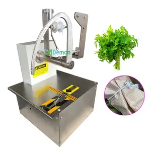 Bon prix fleur bouquet cravate machine Rose fleur bundler presse strapper Légumes laitue Fil machine à relier