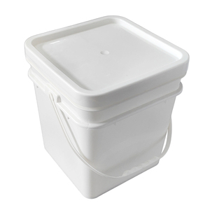Balde de Plástico Pequeno em Material PP de Grau Alimentício para Armazenamento de Leite/Mel/Manteiga, Balde Quadrado de 15 Litros - Product Image 5