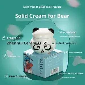 <span class=keywords><strong>Profumo</strong></span> Solido in Crema Stile Cinese con Panda, Ingredienti 100% Naturali ed Erboristici, Fragranza a Lunga Durata, Culturale - Product Image 4