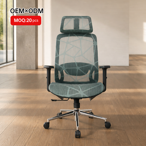 Silla de Oficina AODA para el Hogar y la Oficina, con Respaldo de Malla Completa, Base Giratoria de Metal, Reposabrazos, Silla de Escritorio para Computadora, Personalizable - Product Image 1