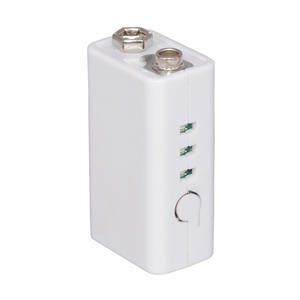 500 мач 9 вольт перезаряжаемая батарея с micro usb зарядным портом светодиодный индикатор питания литий-ионный аккумулятор 9 в - Product Image 2