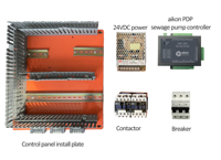 Aikon Economiseur d'énergie OEM 18.5kW Carte de commande de pompe de vidange AC intelligente Armoire de commande de pompe unique pour usage industriel