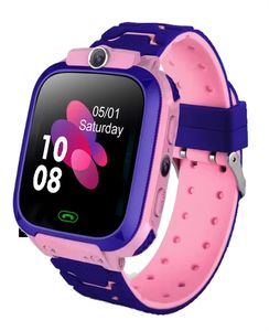 Montre intelligente pour enfants Q12 étanche pour Android, écran tactile TFT, SOS, anti-perte, appel, localisation, suivi, carte SIM 2G, horloge, bébé - Product Image 2