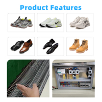 Machine à vapeur pour dessus de chaussures de type canal, adoucissement automatique à la vapeur, circulation d'air chaud, équipement de fabrication de chaussures pour ligne d'assemblage