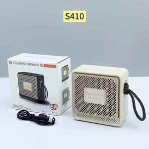 Haut-parleur Bluetooth portable sans fil mini radio FM TF/USB avec <span class=keywords><strong>caisson</strong></span> de basses et super basses puissantes – Modèle classique bleu – Meilleures ventes - Product Image 4