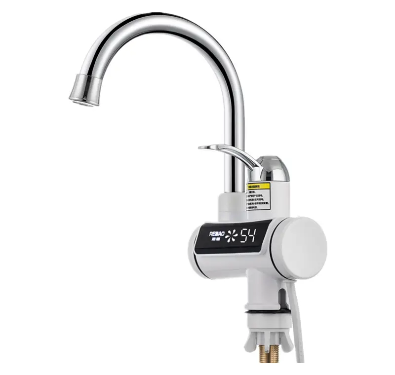 hot cold water mixer tap instant heating electric faucet