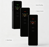 Alcootest numérique LCD Airsense A5 à capteur semi-conducteur haute précision, détecteur d'alcool en gros, pile au lithium