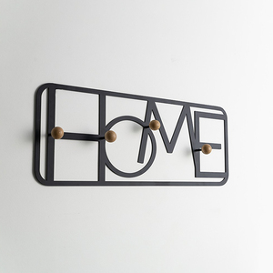 Estante de pared de 4 ganchos para el hogar, material a prueba de óxido, prolonga la vida útil, rentable - Product Image 3