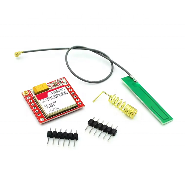 Stock Smallest GPRS GSM Module MicroSIM Card Core Wireless Board Quad-band TTL Serial Port With Antenna SIM800L