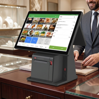 Многофункциональный POS-терминал FYJ-F2 с NFC-ридером, 14,1-дюймовым экраном, 80-мм принтером чеков и поддержкой нескольких языков для розничной торговли