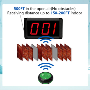 Không dây LED hiển thị chờ đợi hàng đợi cuộc gọi hệ thống vé số hệ thống gọi điện thoại - Product Image 2