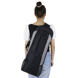 Bolsa de yoga de gran capacidad, 20-35L, impermeable, de poliéster, para deportes al aire libre, mochila de viaje para hombres y mujeres, género neutro, negro, gris - Product Image 4