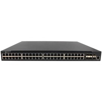 Switch de Red SDVoE con Chip Broadcom, 48G+ 4*10G SFP, 19'', 52 Puertos, L3 Administrado, PoE, QoS, para AV sobre IP