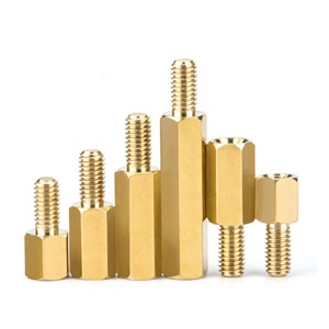 50 pz. M2.5*<span class=keywords><strong>L</strong></span>+4/5/6mm Distanziatori Esagonali in Ottone Maschio-Femmina, Pilastri per Schede PCB, Distanziatori per Schede Madri, Bulloni, Viti, Dadi con Filettatura Metrica - Product Image 3