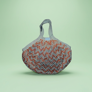 Sac de courses en filet de coton naturel, sacs en maille, sacs réutilisables légers pour fruits et légumes, sacs de marché pour acheteurs en gros - Product Image 1
