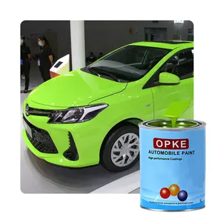 Factory Supply High Quality High Gloss Automobile Paint Hot Sell Easy Spraying 2k Car Coatings Green Color Coating Car Paint