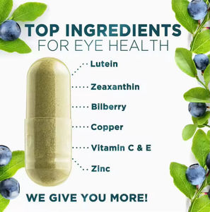Vitaminas para la Vista para Adultos Mayores de 40 Años - Suplemento Vegano con Vitamina E y Protección Contra la Luz Azul para la Salud Macular - Product Image 4