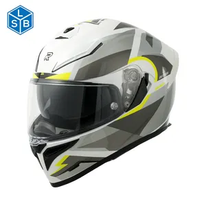 Custom High Hardness Dot Approved Motocross Casco Moto Abs Men Motorcycle Racing Helmet