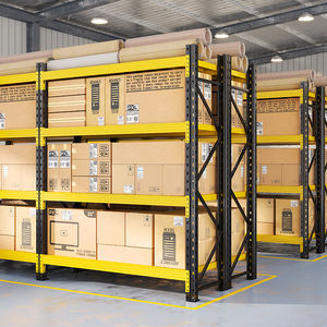 4 שכבה מתכתית מחסן עבור מדפי אחסון המוסך מדף עמיד מדף אחסון מתכת עמיד - Product Image 5