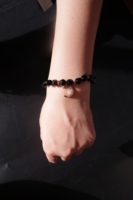 C&H Handgefertigtes Amethyst-Steinperlenarmband Seilarmband Naturstein-Kristallperlenarmband für Männer und Frauen
