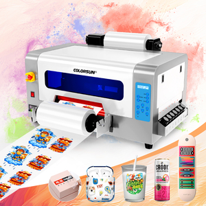 Colorsun Best Selling Double Heads UV DTF Transfer <b>Film</b> Sticker AB <b>Film</b>/UV DTF Printer /crystal Label Printer - Product Image 2