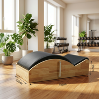 Correcteur de posture en bois de chêne massif de qualité studio, réglable, pour améliorer la posture et la stabilité du tronc à la maison et en studio de Pilates