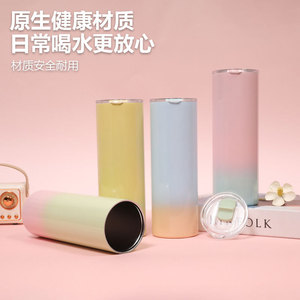 Stainless Steel Tumbler 600ml <b>Double</b> <b>Wall</b> Vacuum Insulated Travel <b>Mug</b> For Coffee Tea Milk With Lid Multi Color Options - Product Image 5