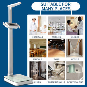 200KG 440LB Ultraschall Elektronische Körper gewichts messung und Höhe <span class=keywords><strong>Digital</strong></span> waage - Product Image 3