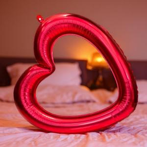 Globos Gigantes de Papel de Aluminio Ecológicos en Forma de Corazón de 40 Pulgadas (Unidad Individual) para el Día de <span class=keywords><strong>San</strong></span> Valentín y Fiestas de Cumpleaños - Product Image 3