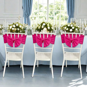 Nœuds <span class=keywords><strong>de</strong></span> <span class=keywords><strong>chaise</strong></span> en spandex doré, pré-noués, épaissis et extensibles, pour <span class=keywords><strong>mariage</strong></span>, banquet, fête, réutilisables, décoratifs - Product Image 1