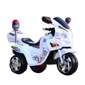 Motocicleta eléctrica con luces de alarma para niños de 3 a 9 años, coche de juguete para niños, barato