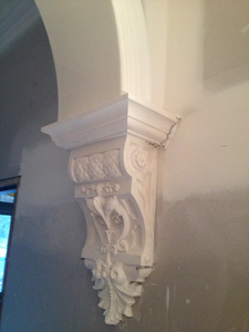 Flower Design Construction Building Materials Wall Decoration Plaster of Paris <strong>Corbel</strong> - Product Image 2