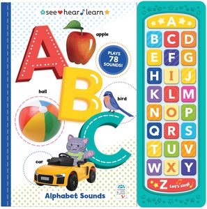 Libro de sonido de tablero <span class=keywords><strong>en</strong></span> inglés ABC interactivo de 26 botones para niños, libro de <span class=keywords><strong>Audio</strong></span> inteligente de aprendizaje temprano para bebés <span class=keywords><strong>con</strong></span> impresión de <span class=keywords><strong>libros</strong></span> de sonidos - Product Image 1