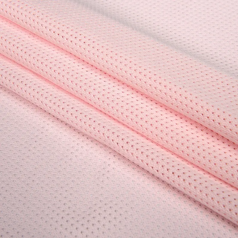 110GSM 100% тонкая полиэфирная мягкая квадратная сетчатая ткань, высокоэластичная сетчатая подкладка для мешков 0514