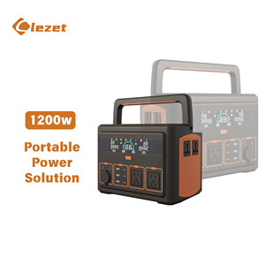 Lezet Draagbare Powerstation Hoge Capaciteit Zonnepaneel Buiten Camping Noodstroomvoorziening AC USB Type-C Poorten - Product Image 2