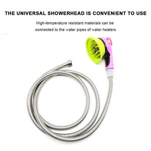 BunnyHi XZS003 in Silicone doccia pettine SPA per massaggio Shampoo spazzola per massaggio al bagno per cani e gatti soffione doccia - Product Image 4