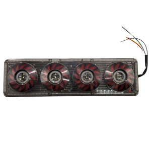 Piezas de Sistema de Iluminación para Camiones de Alta Calidad, Luz Trasera LED en Forma de Ciclón de 24 V, 33 cm, 46 cm, Universal para Camiones y Remolques - Product Image 1