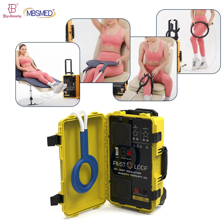 In die USA Pmst Doppelschleife für menschliche Physiotherapie Physio tragbare PEMF-Magnettherapie-Matte Gerät zur Schmerzlinderung